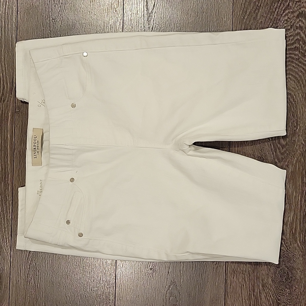 Liverpool Jeans Company Cream-White Skinny Jeans